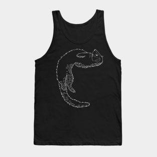 A linear ferret (white) Tank Top